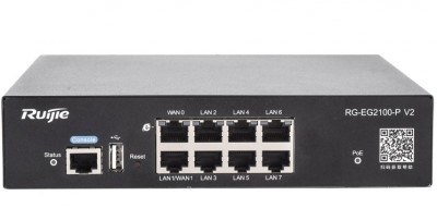 8-port 1000BASE-T Smart Gateway RUIJIE RG-EG2100-P V2